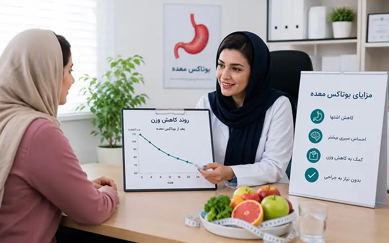 مزایای بوتاکس معده